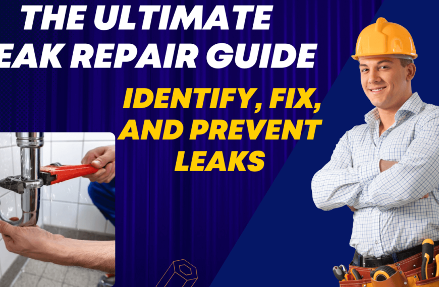 Stop plumbing leaks fast! Learn how to identify, fix, and prevent common leaks with our ultimate DIY leak repair guide. Save water, money, and stress today!