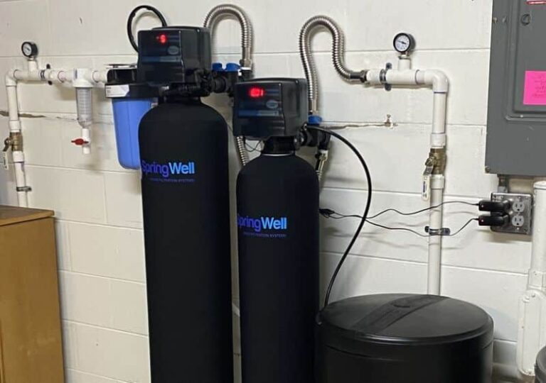 Water softener and filtration system installation in Peoria, IL